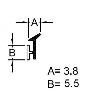 PUNTA STECKER MAGNET 1/4" 10mm BOCA010